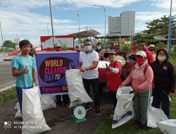 Peringati World Cleanup Day, Pemerintah Manado Bersama LSM Lingkungan Bersih-bersih Kota
