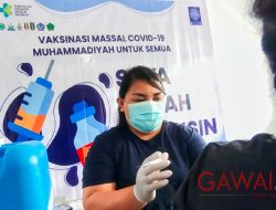 Ciptakan Herd Immunity PD Muhammadiyah Kota Bitung Gelar Vaksinasi Massal