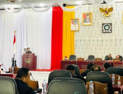 DPRD Sangihe Gelar Rapat Paripurna Bahas Ranperda Pembentukan Dana Cadangan Untuk Pilbup 2024