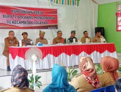 Kunker di Kecamatan Lolayan, Limi Serap Aspirasi dan Minta Jaga Stabilitas Masyarakat Jelang Tahun Politik