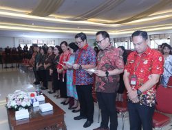 Dampingi Wagub Sulut, Carol Senduk Hadiri Syukuran Tahun Baru Pelsus Rayon Tomohon