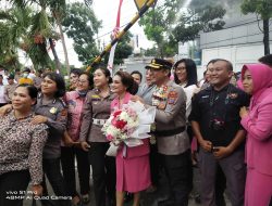 Suasana Haru saat Farewell Mantan Kapolres Bitung AKBP Tommy Bambang Souissa SIK