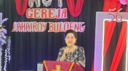 Tamuntuan Bawah Sukacita di HUT ke 56 Jemaat GMIST Laharoy Buloeng