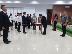 Penjabat Bupati Jemmy Kumendong Lantik 26 Pejabat Eselon II, III dan IV di Jajaran Pemkab Minahasa