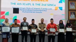 Sekot Manado Micler Lakat Tutup Kegiatan 4th ICoIFL Asosiasi Dosen Hukum Keluarga Islam Indonesia 2024 di Kantor Walikota