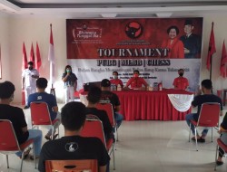 Bulan Bung Karno, DPC PDIP Sangihe Gelar Turnamen Olahraga