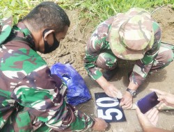 Gotong Royong Anggota TNI Kodim 1310/Bitung