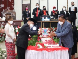 Rapat Paripurna Hut Kota Manado,  Gubernur dan Walikota Bicara Penanganan Covid-19