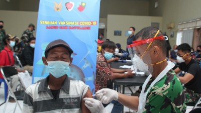 Lanud Sam Ratulangi Kembali Laksanakan Serbuan Vaksinasi