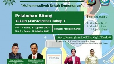 PD Muhammadiyah Kota Bitung Bakal Gelar Vaksinasi Massal