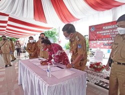 Bersama PT Infotek Global Network Pemkot Bitung Teken MoU Pemasangan Jaringan Internet di Pulau Lembeh