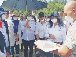 Yasti Dampingi Pejabat Kementrian Investasi/BKPM Tinjau Lokasi KIMONG