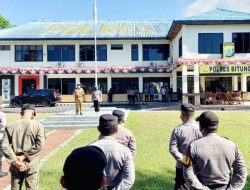 Antisipasi Bencana, Walikota Bersama Jajaran Polres Bitung Gelar Apel Kesiapsiagaan