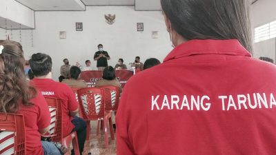 Pengurus Karang Taruna Kelurahan se-Kecamatan Ranowulu Resmi Dilantik