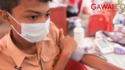 Menyasar Usia Sekolah BIN Gelar Vaksinasi Massal di Kota Bitung