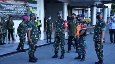 Pangdam Tinjau Kesiapan Pengamanan VVIP Kunjungan Wapres