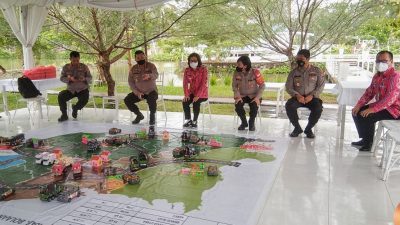 Ikuti Tactical Floor Game Pengamanan Pilkades, Yasti: Jalankan Pemilihan Sesuai Peraturan Perundang-Undangan yang Berlaku