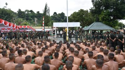 409 Dikmaba TNI AD Siap Mengabdi Untuk Negara