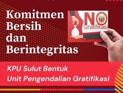 KPU Sulut Bentuk Unit Pengendalian Gratifikasi