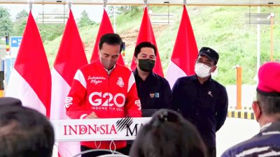 Resmikan Jalur Tol Manado-Bitung Presiden RI Sampaikan Hal Ini