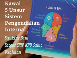 Kawal 5 Unsur Sistem Pengendalian Internal, Struktur Baru Satgas SPIP KPU Sulut Disahkan