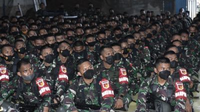 450 Prajurit Berlatih Pengamanan Perbatasan Darat RI-Malaysia di Bolmong