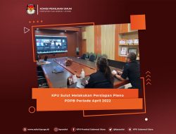 KPU Sulut Lakukan Persiapan Pleno PDPB Periode April 2022