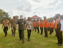 Jelang Idul Fitri, Polres dan Pemkab Bolmong Apel Gelar Pasukan Operasi Ketupat Samrat