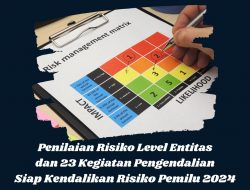 Penilaian Risiko Level Entitas dan 23 Kegiatan Pengendalian Disiapkan Kendalikan Risiko Pemilu 2024
