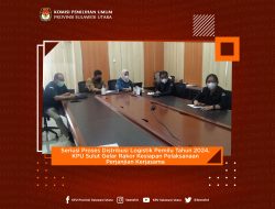 KPU Sulut Gelar Rakor Kesiapan PKS Dengan PT Pos Indonesia
