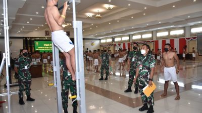 146 Pemuda Sulut dan Gorontalo Ikuti Seleksi Ketat Penerimaan Prajurit TNI AD