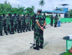 Pimpin Apel Pemberangkatan Cuti Lebaran, Dandim Ariyanto Berpesan Hindari Pelanggaran