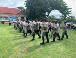 Asah Keterampilan, Polres Talaud Gelar Latihan Pengendalian Massa