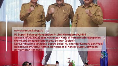 Jalin Sinergitas Bersama, Limi Mokodompit dan Jajaran Silaturahmi ke Pemkab Bolsel