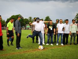 Berlangsung di Bolmong, Limi Mokodompit Resmi Buka Open Tournament Kancil Mas 2022 se-BMR