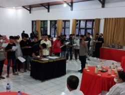Polres Minahasa Mediasi Kesepakatan Damai Kelompok Pemuda Bertikai di Tataaran Satu