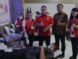 Gandeng PMI Minahasa, Lapas IIB Tondano Gelar Donor Darah