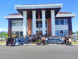 Solipetra Gelar Aksi Diam di Pengadilan Manado