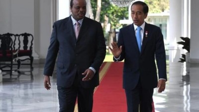 Jokowi Bersama Raja Eswatini Tandatangani MoU
