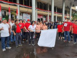 Civitas Academica Unima Jalan Sehat Awali Peringatan HUT RI ke-77