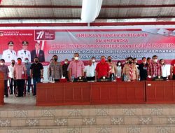 Pemkab Minahasa Gelar Pembukaan HUT ke-77 Kemerdekaan RI dan Pelepasan Kontingen Jambore Pramuka Kwarcab