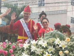 Pj Bupati Sangihe Tamuntuan Ikut Meramaikan Tomohon International Flower Festival (TIFF) Tahun 2022