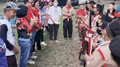 Support Peserta Jamnas Tahun 2022, Maurits Mantiri Sambangi Lokasi Bumper Cibubur