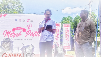 Hadir di Festival Merah Putih, Hengky Honandar Apresiasi Kreativitas Komunitas Lorong 8 Movement