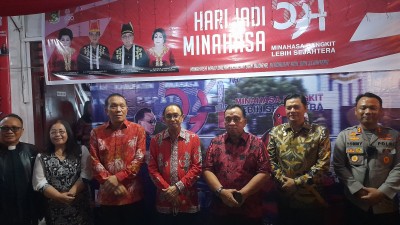 Roring Buka Pameran Minahasa Expo 2022