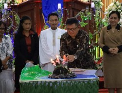 Sekda Sitaro Hadiri HUT Gereja GMIST Imanuel Ondong ke 342 Tahun