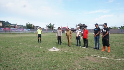 Pertandingan Sepakbola Bupati Cup 2022 di Sitaro Resmi Dibuka