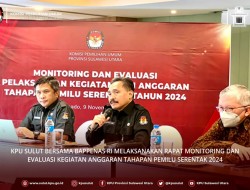 KPU Sulut Bersama Bappenas RI Laksanakan Rapat Monitoring dan Evaluasi Kegiatan Anggaran Tahapan Pemilu Serentak 2024
