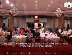 KPU Sulut Sosialisasikan Pemilu 2024 dan Perekrutan Badan Ad Hoc kepada 200 NGO serta Stakeholder