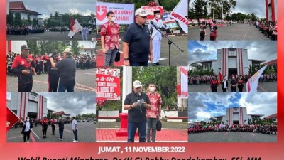 Lepas Kontingen Porprov, RD Tegaskan Laksanakan Tugas Dengan Dedikasi